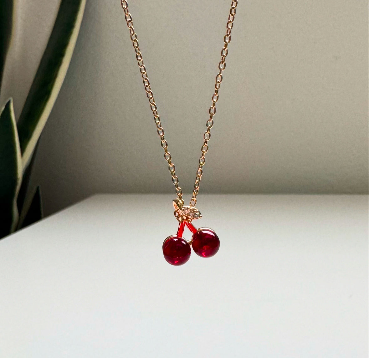 cherry necklace