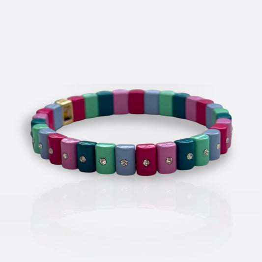 enamel stretchy bracelet