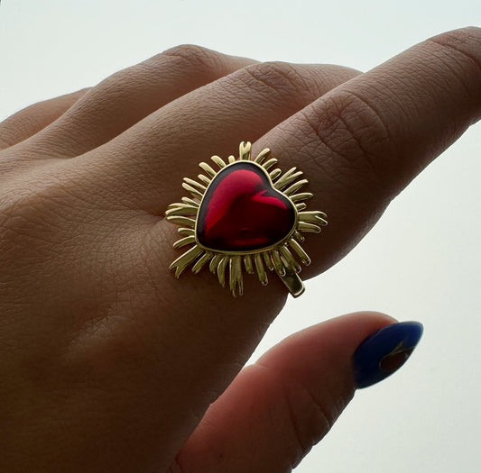 sacred heart ring