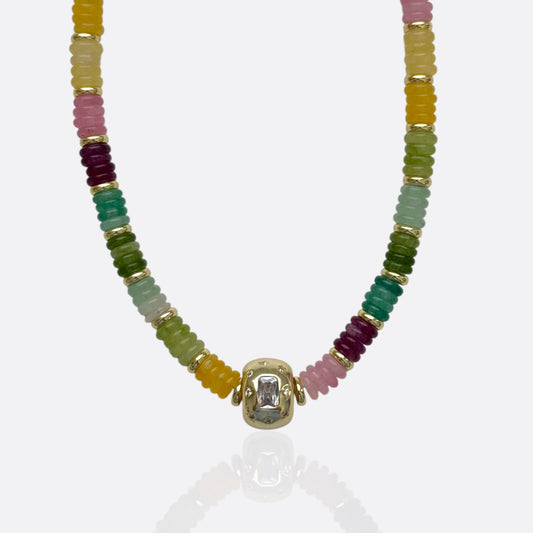 jade multicolor necklace