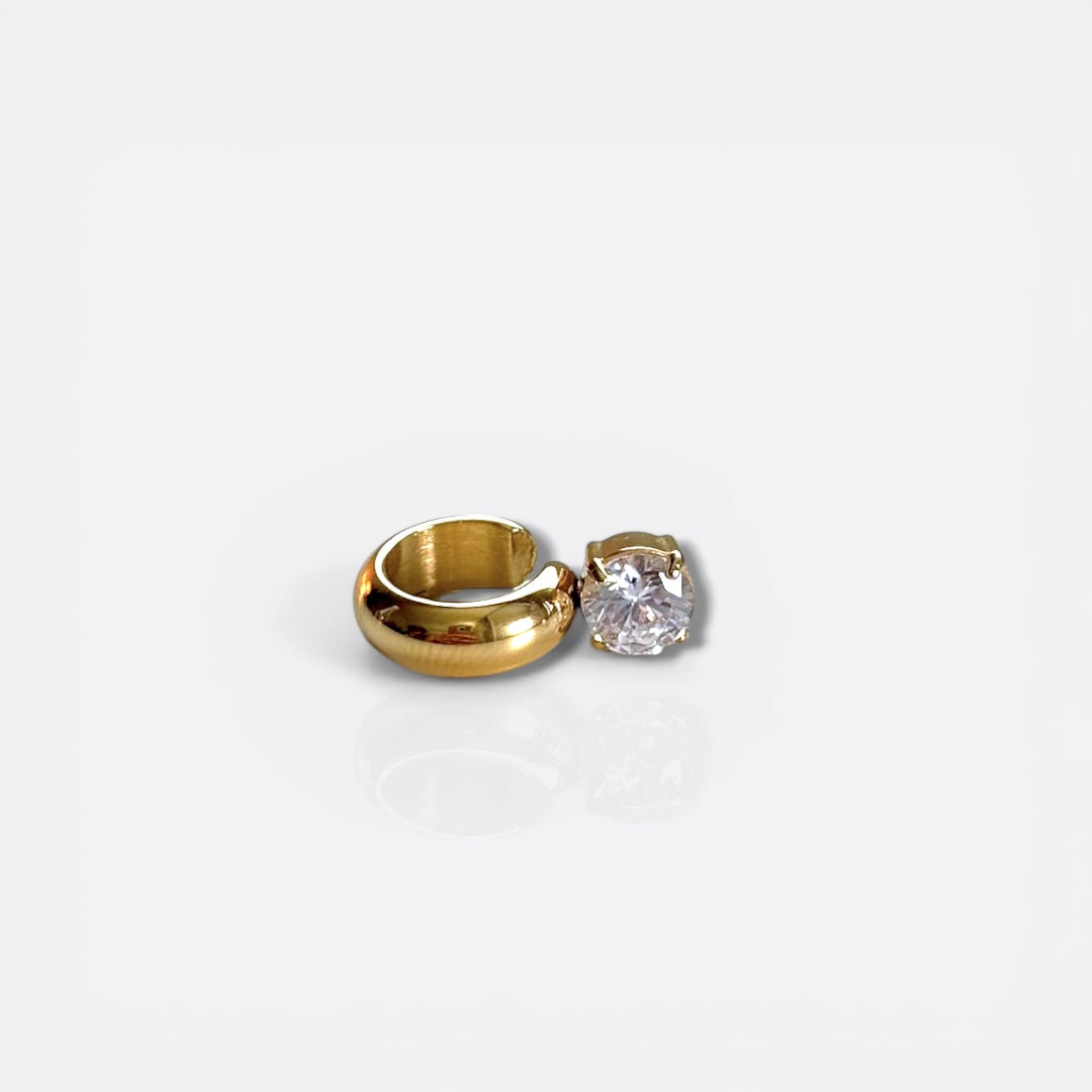 cz chunky earcuff