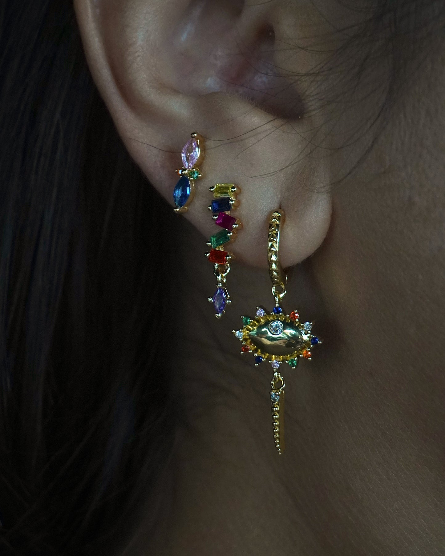 colorful eye hoops