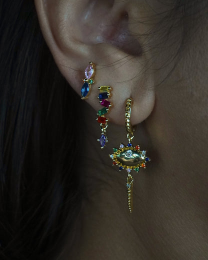 colorful eye hoops