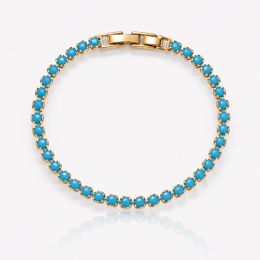 turquoise tennis bracelet