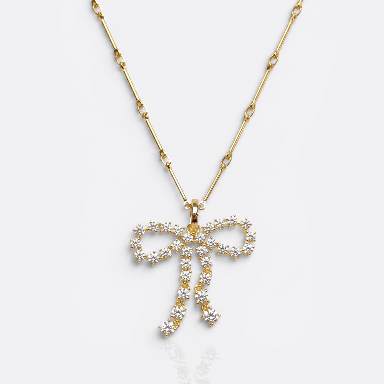 bow necklace