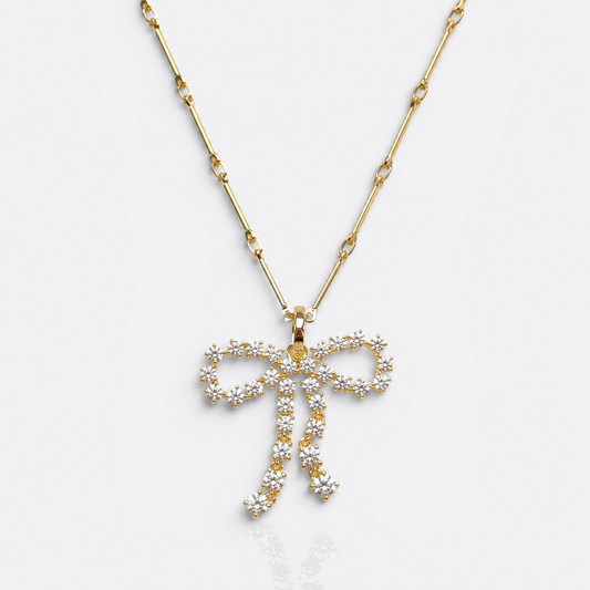 bow necklace