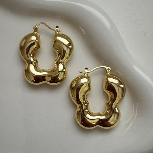 flower bubble hoops