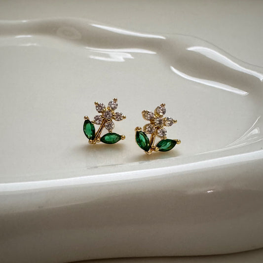 florecita green studs