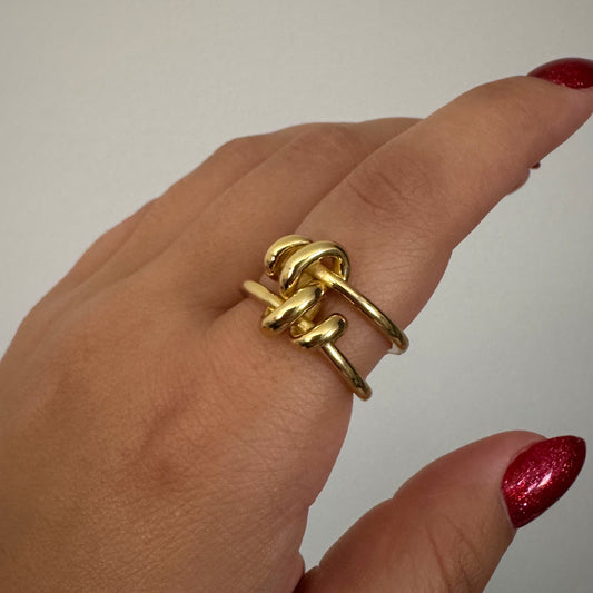 double knotted ring