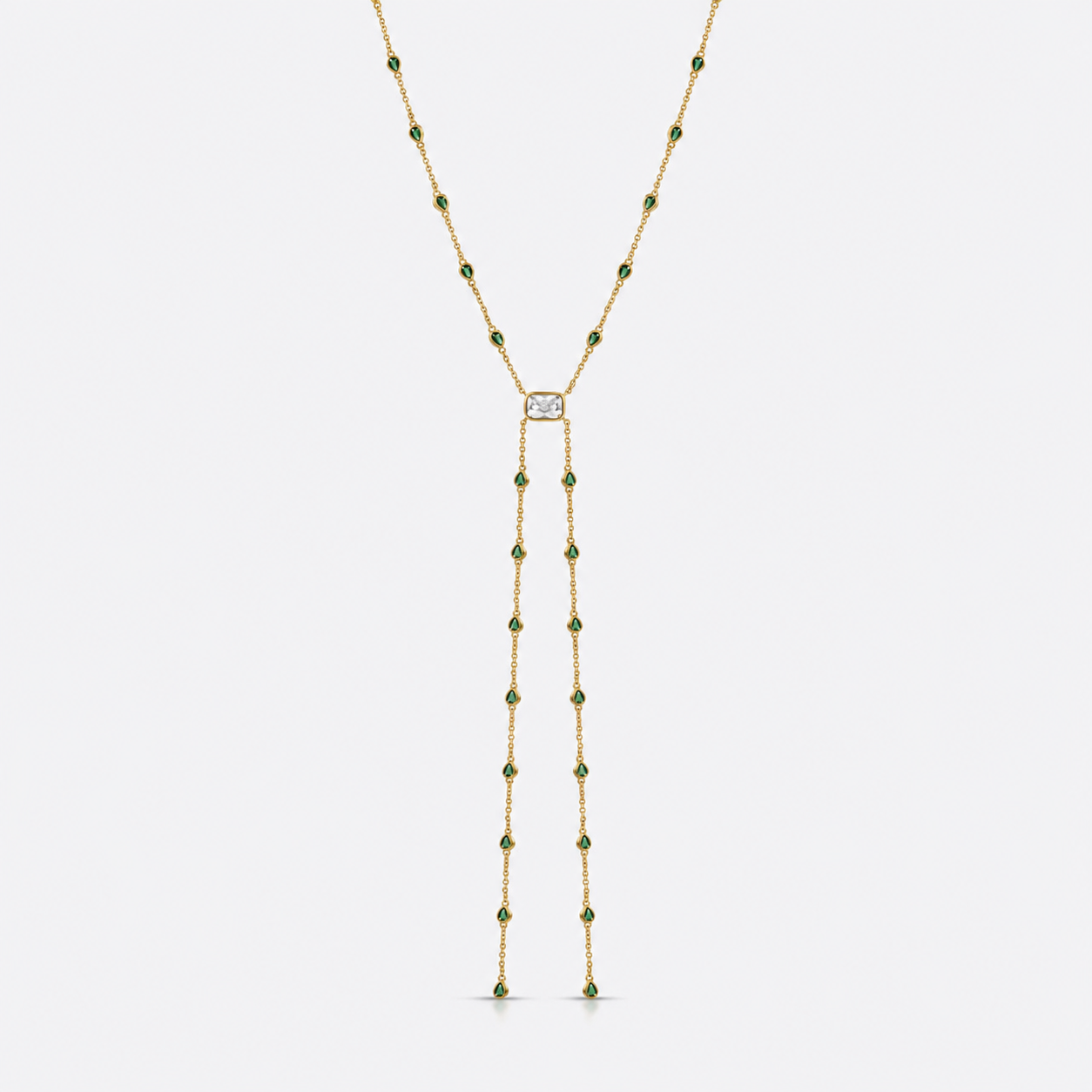 emerald long lariat