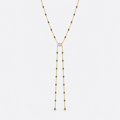 emerald long lariat