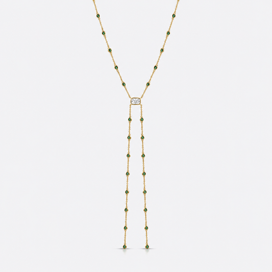 emerald long lariat