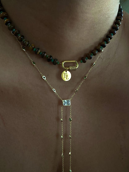 emerald long lariat