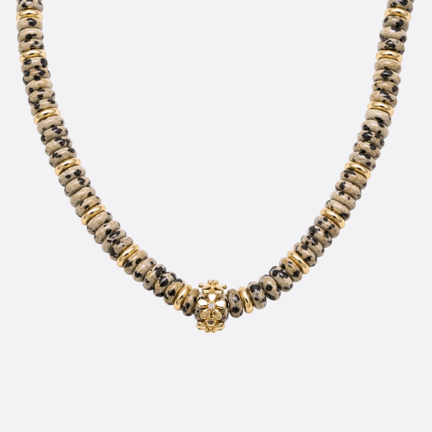 dalmatian stone necklace