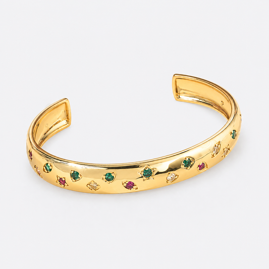 chunky colorful cuff