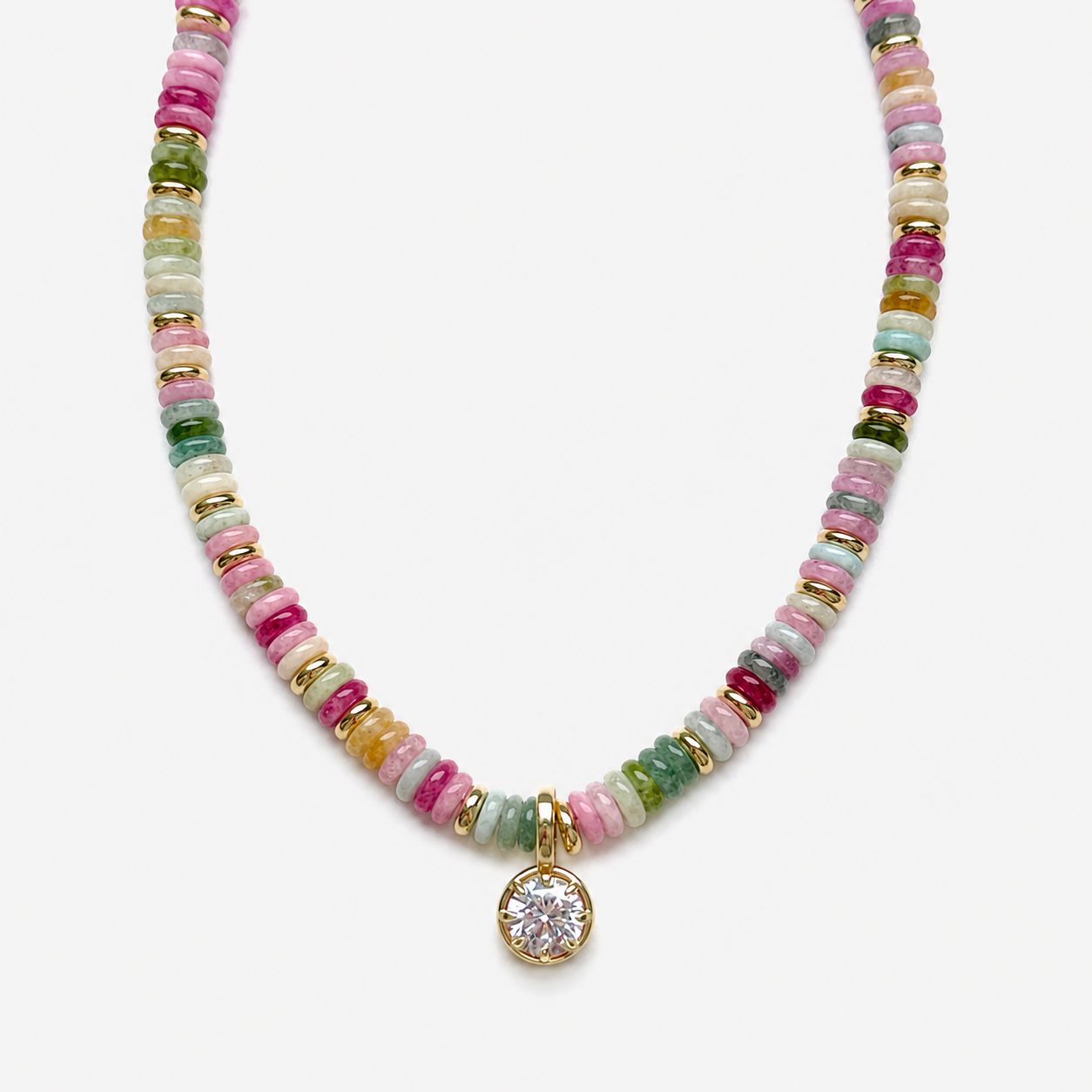 girly jade necklace