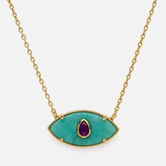 turquoise quartz eye