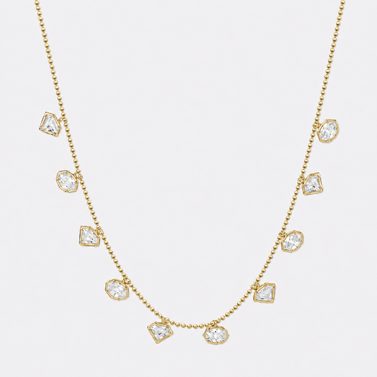 925 cz dangles chain