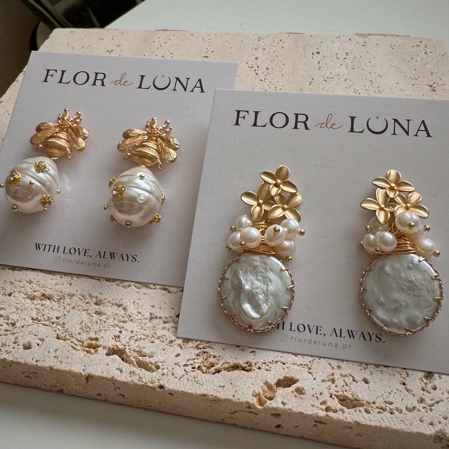 pearl statement studs