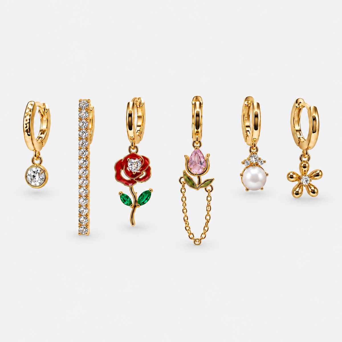 flower piercing game set
