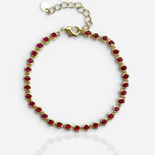 fuchsia bracelet