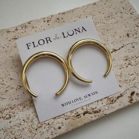 half moon studs