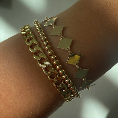 diamond shaped bracelet